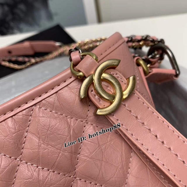 CHANEL女包 2019新品 Chanel Gabrielle#流浪包 升級版 香奈兒鏈條單肩斜挎包 djc1673